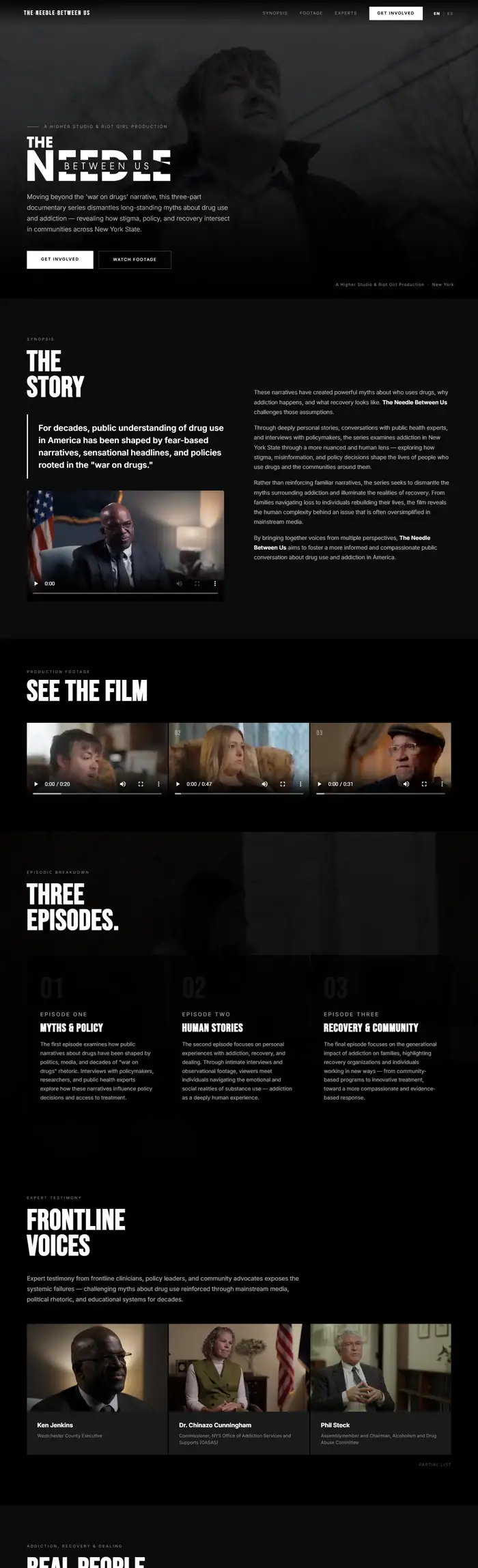 The Needle Between Us · theneedlebetweenus.com